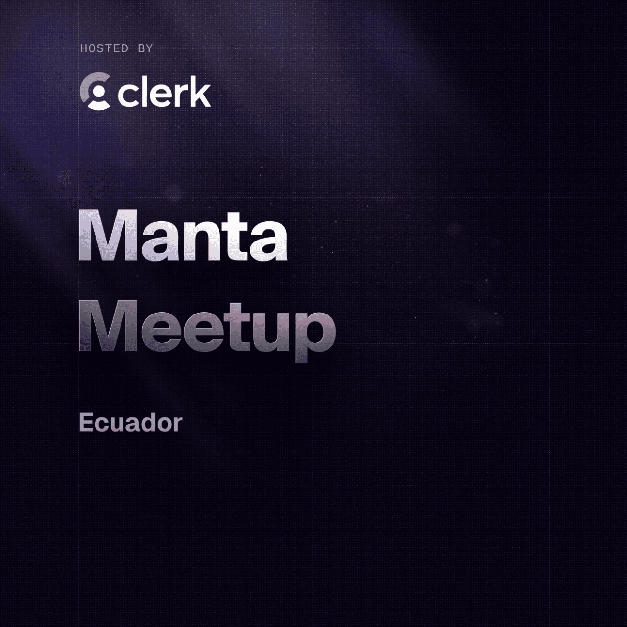 Portada de Clerk Manta Meetup