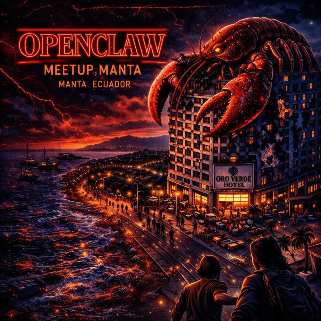 Portada de OpenClaw × Codex Meetup Manta